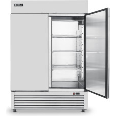Hendi Kitchen Line 2 durvju nerūsējošā tērauda ledusskapis GN2/1 420W 1300L