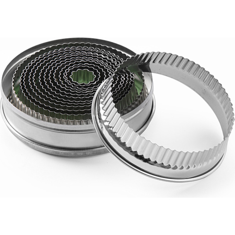 Hendi Apaļa gofrēta griešanas veidne cepumiem diam. 18 - 108 mm 674413