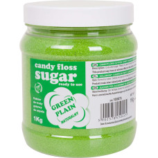 Gsg24 Krāsains cukurs kokvilnas konfektei zaļā dabīgā kokvilnas konfektes garša 1kg