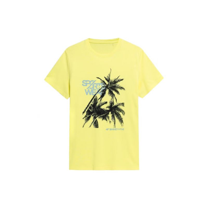 4F T-shirt M H4L22-TSM039 light yellow