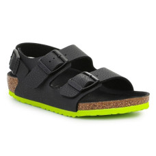 Birkenstock Sandals Milano Kinder 1022129 Desert Soil Black Lime