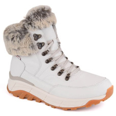 Rieker Leather waterproof boots insulated with wool W RKR627B white