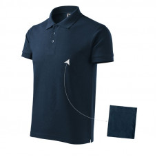 Malfini Cotton M MLI-21202 navy blue polo shirt