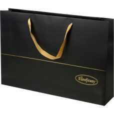 Dāvanu maisiņš 60x12x40 Premium melnā zelta papīra dāvanu iesaiņojums