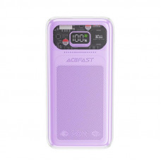 Acefast Powerbank 10000mAh Sparkling Series ātras uzlādes 30W violeta