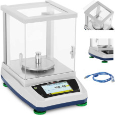 Steinberg Systems Analītiskie laboratorijas svari ar stikla pārsegu un LCD skārienpaneli 600 g / 0,01 g