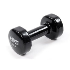 Inny PROFIT vinyl dumbbells 5kg black DK 4102