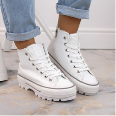 Big Star Sneakers insulated on the platform W INT1903A white