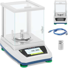 Steinberg Systems Laboratorijas analītiskie svari ar stikla vāku un LCD skārienpaneli 300 g / 0,001 g