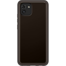 Samsung Korpusa vāciņš priekš Galaxy A03 Soft Clear Cover melns