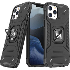 Wozinsky Bruņots korpusa vāciņš + magnētisks turētājs iPhone 13 Pro Max Ring Armor melns