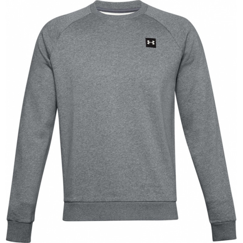 Under Armour Rival Fleece Crew-Loose džemperis 1357096 012 / pelēks / XXL