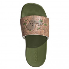 Adidas Adilette Comfort ID8029 / 33 / zaļas flip-flops