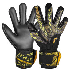 Reusch Attrakt Duo Finger Support cimdi 54 70 050 7739 / melni / 9