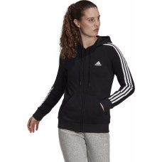 Adidas 3 svītras FL Hoodie ar pilnu rāvējslēdzēju GM5567 / melns / S