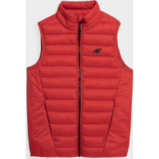 4F Gilet JSS23TVJAM008 62S / sarkans / 128 cm