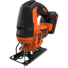 Black&Decker bezvadu finierzāģis 18V Li-Ion 1x2.0Ah, [BDCJS18-QW]