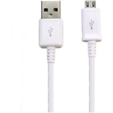 Samsung ECB-DU4EWE Universāls Micro USB Datu un Uzlādes Kabelis 1.5m Balts (OEM)