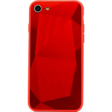 Fusion Diamond Stone Back Case Silikona Aizsargapvalks Priekš Apple iPhone 11 Pro Max Sarkans