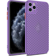 Fusion Breathe Case Silikona Aizsargapvalks Priekš Apple iPhone 12 Pro Max Violets