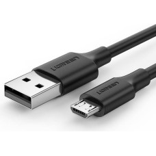 UGREEN micro USB kabelis QC 3.0 2.4A 0.5m (melns)