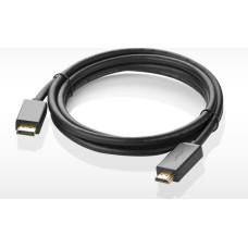 Ugreen Vienvirziena DisplayPort- HDMI kabelis 4K 30 Hz 32 AWG 1,5 m (DP101 10239)