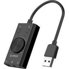 Orico daudzfunkcionāla USB 2.0 ārējā skaņas karte, 10 cm