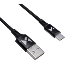 Wozinsky cable USB - microUSB 2,4A 1m black (WUC-M1B)
