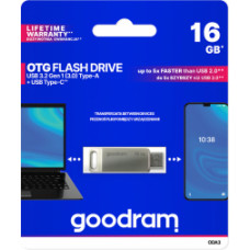 Goodram pendrive 16GB USB 3.2 ODA3 silver