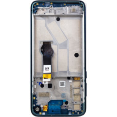 Motorola G8 Power LCD Display + Touch Unit + Front Cover Blue (Service Pack)