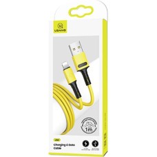 USAMS Kabel U52 lightning 2A Fast Charge 1m żółty|yellow SJ434USB03 (US-SJ434)