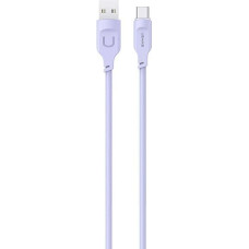 USAMS Kabel USB-C PD Fast Charging 1,2m 6A Lithe Series purpurowy|purple SJ568USB03 (US-SJ568)