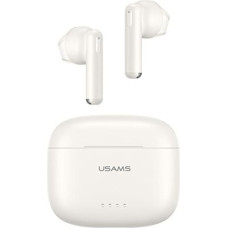 USAMS Słuchawki Bluetooth 5.3 TWS US14 Series Dual mic bezprzewodowe białe|white BHUUS02