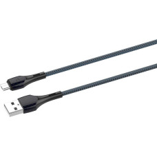 LDNIO LS521 1m USB - Micro USB Cable (Grey-Blue)