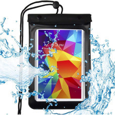 Universal waterproof case for phone | tablet up to 8 inches black