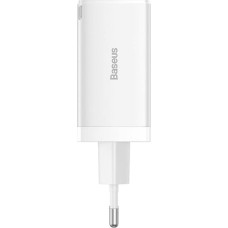 Baseus CCGP120202 GaN5 Pro Quick Charger USB + 2x USB-C 65W White (Damaged Package)