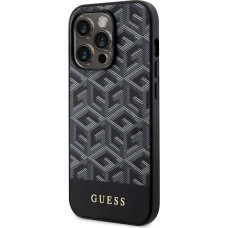 Guess PU G Cube MagSafe Case for iPhone 15 Pro Black