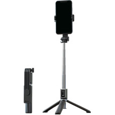 Selfie Stick MINI - with detachable bluetooth remote control and tripod - P40S BLACK