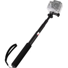 Selfie stick with camera holder