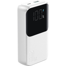 Mini power bank with built-in cables Joyroom JR-PBC06 30W 10000mAh - white