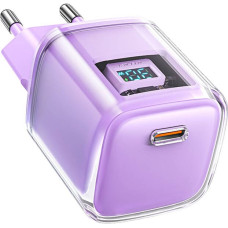 Wall charger Acefast A53 Sparkling series PD 30W GaN (purple)