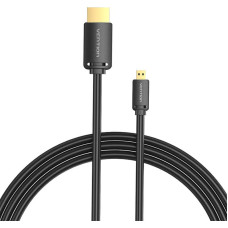 Vention HDMI-D Male to HDMI-A Male 4K HD Cable 1m Vention AGIBF (Black)