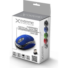 Extreme XM105B Wireless Optical Mouse 3D  2.4 GHz 1000 DPI 3D - BLUE