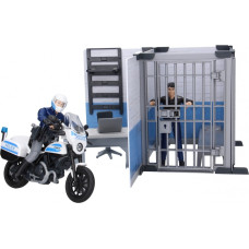 Bruder Police Station with Police Motorcycle 62732 4001702627324