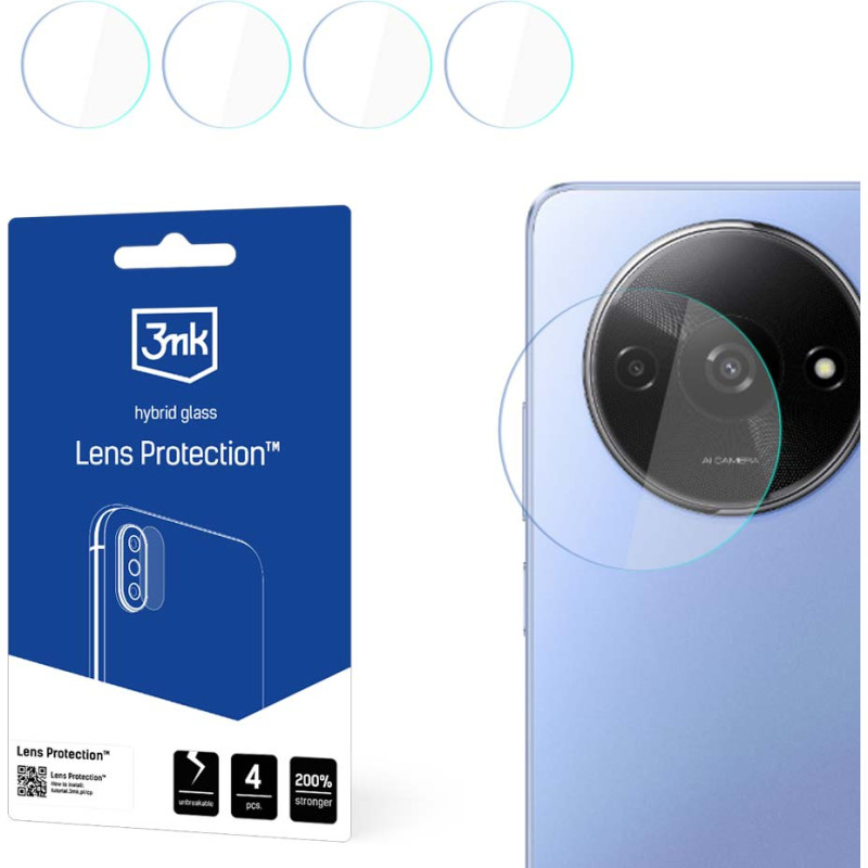 Redmi A3 - 3mk Lens Protection screen protector