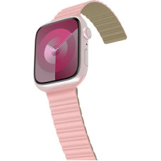 Araree pasek Silicone Link Apple Watch 38|40|41mm różowo-zielony|pink-khaki AR70-01908B