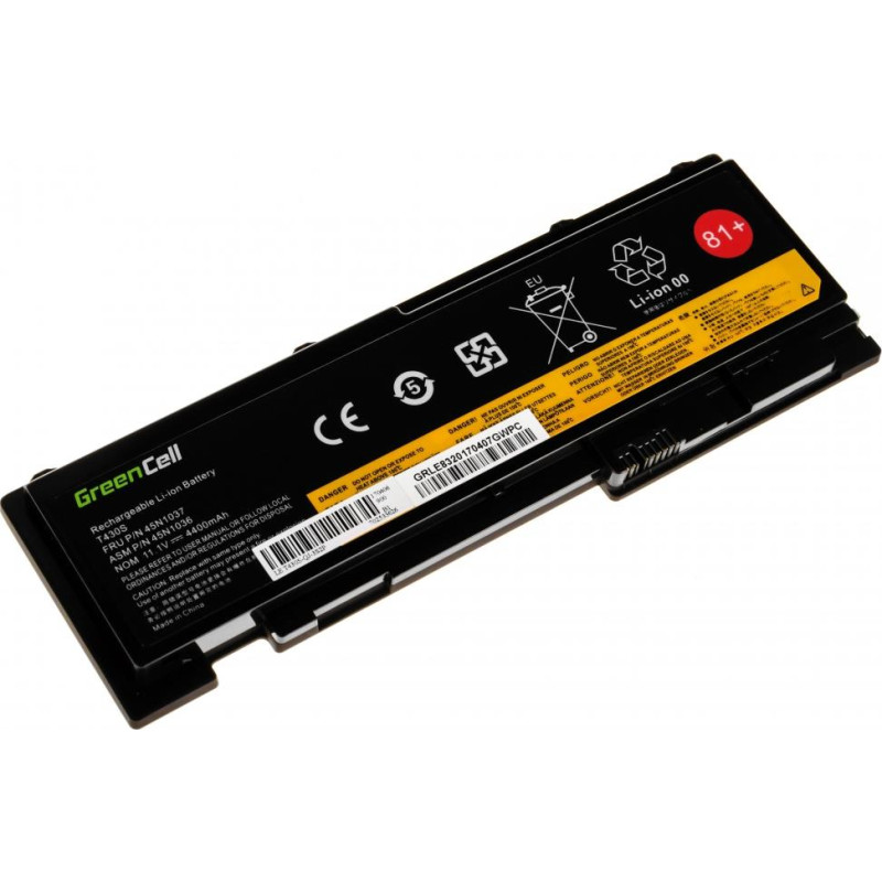 Green Cell Battery for Lenovo ThinkPad T430s T430si | 11 1V 3400mAh