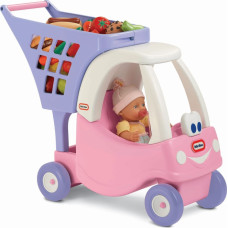 Cozy Coupe rozā bērnu iepirkumu ratiņi