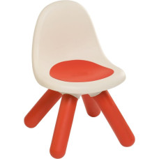 Krēsls ar sarkanu atzveltni