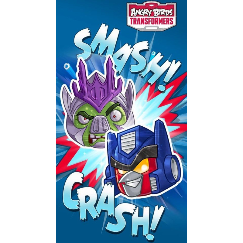 Dvieļi Angry Birds Transformers 70x140 D Smash 01 9616